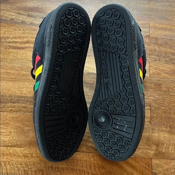 Adidas Hemp Bucktown Original Shoes Men Size 10 Rasta Black Red Green Yellow